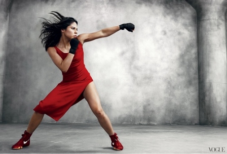 © Norman Jean Roy for VOGUE us-boxerin marlen esparza beim fotoshooting für vogue